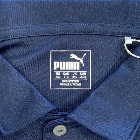 Men’s XXL PUMA Icon Golf Polo in Peacoat, New w/Tags, Baskin31Robbins Promo item - Picture 2 of 11